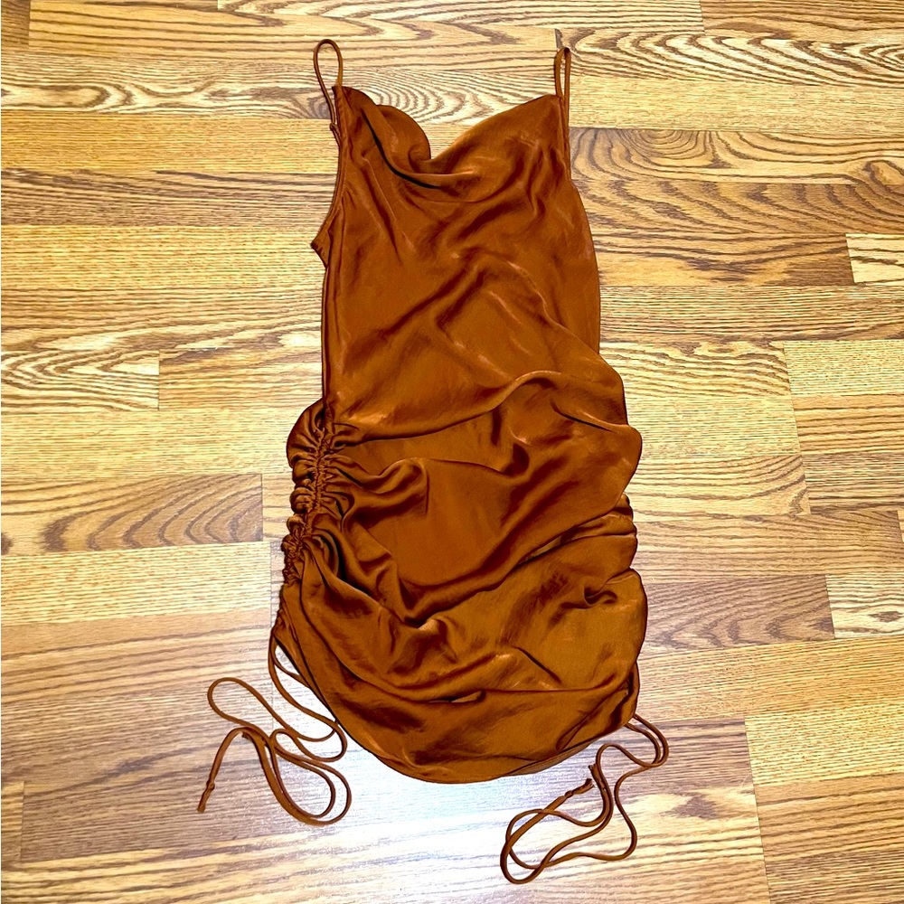 Free People Burnt Orange Day to Night Dress